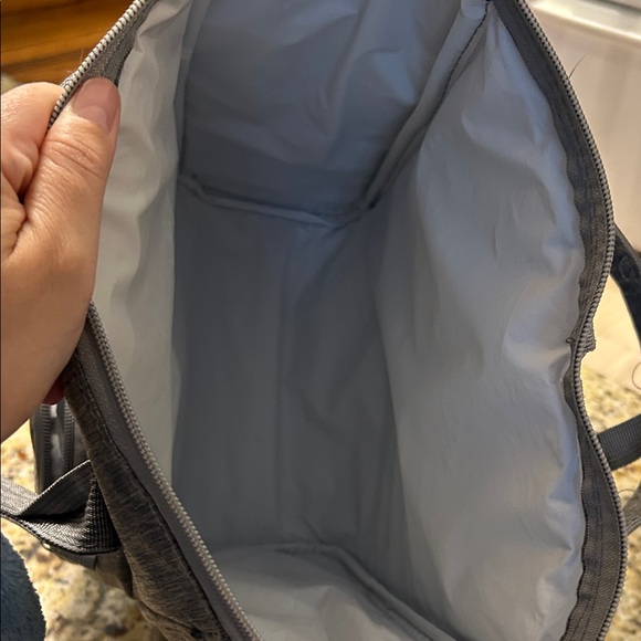 Gray small baby diaper Bag with packets compartments - Picture 4 of 8